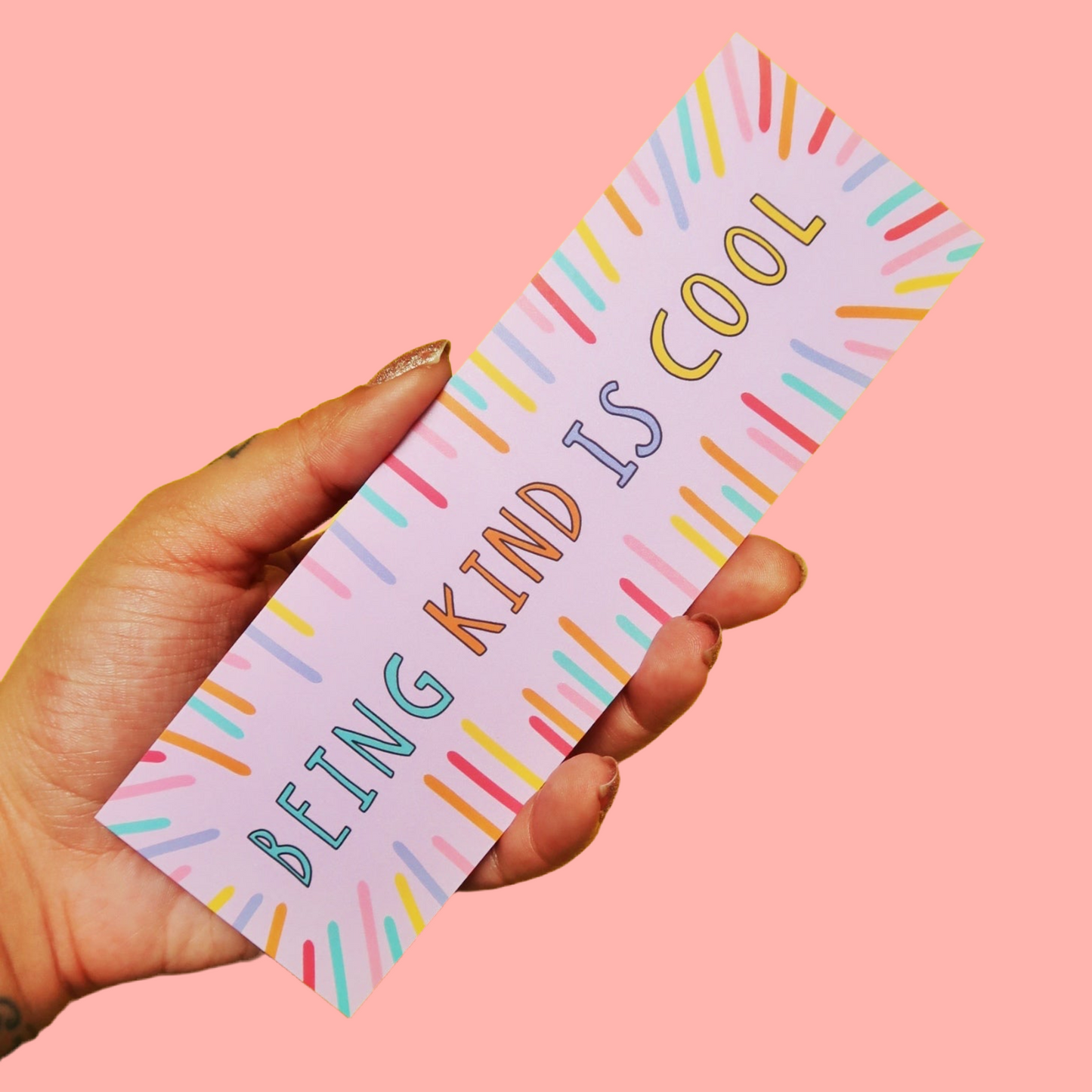 being kind is cool bookmark
