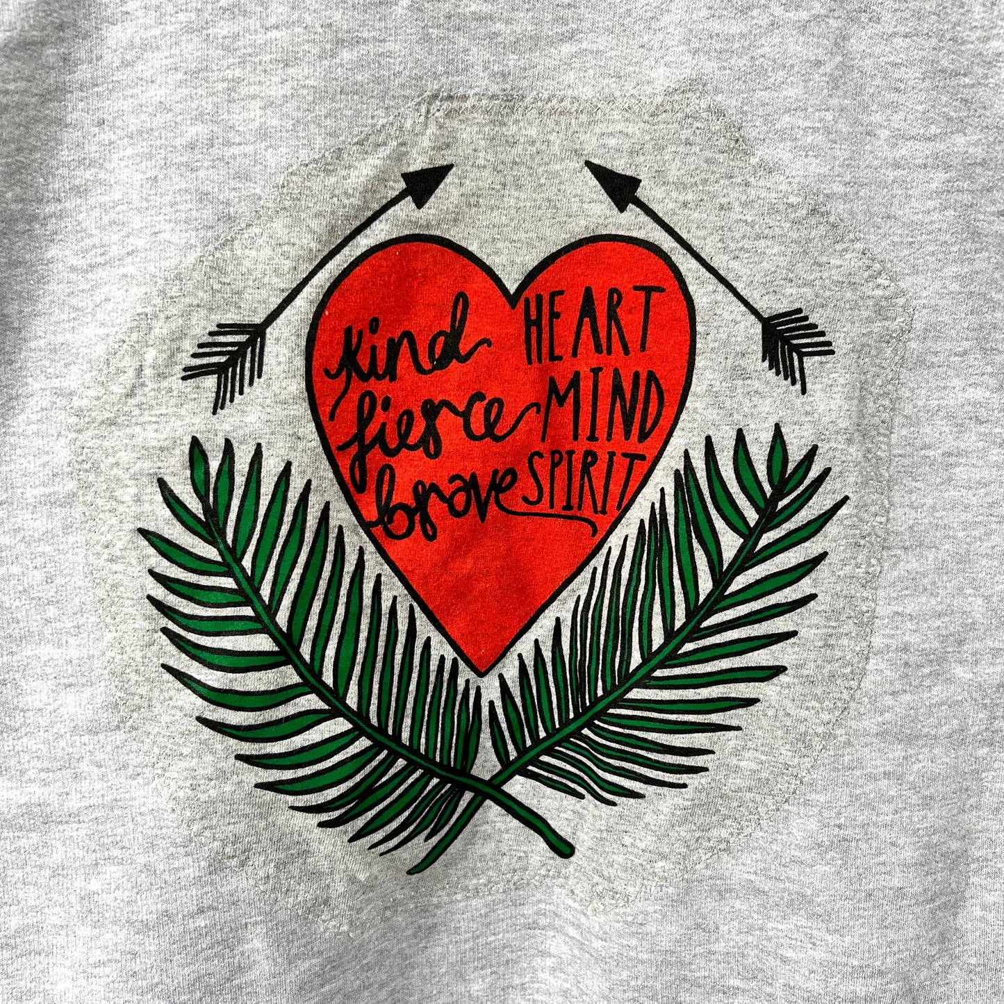 kind heart, fierce mind, brave spirit varsity jacket