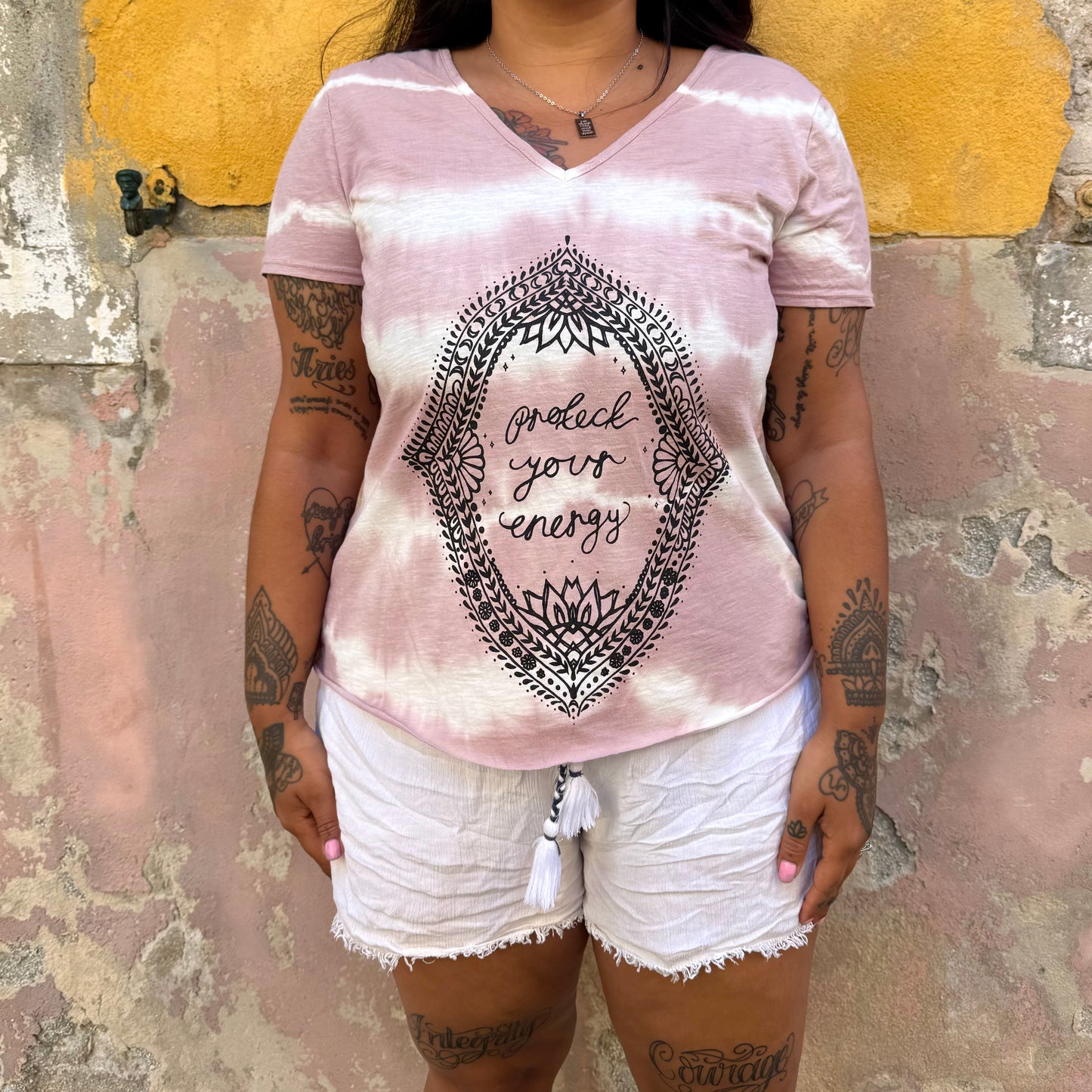 protect your energy tie dye top