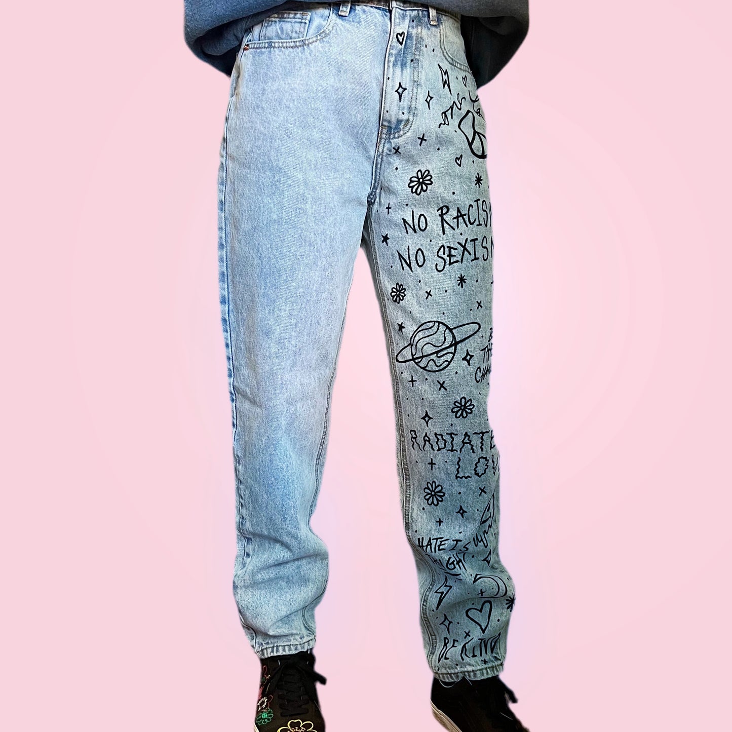 scrawl jeans