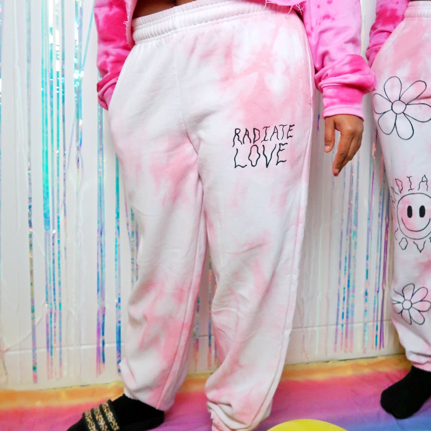 radiate love tie dye lounge pants - 5 colours