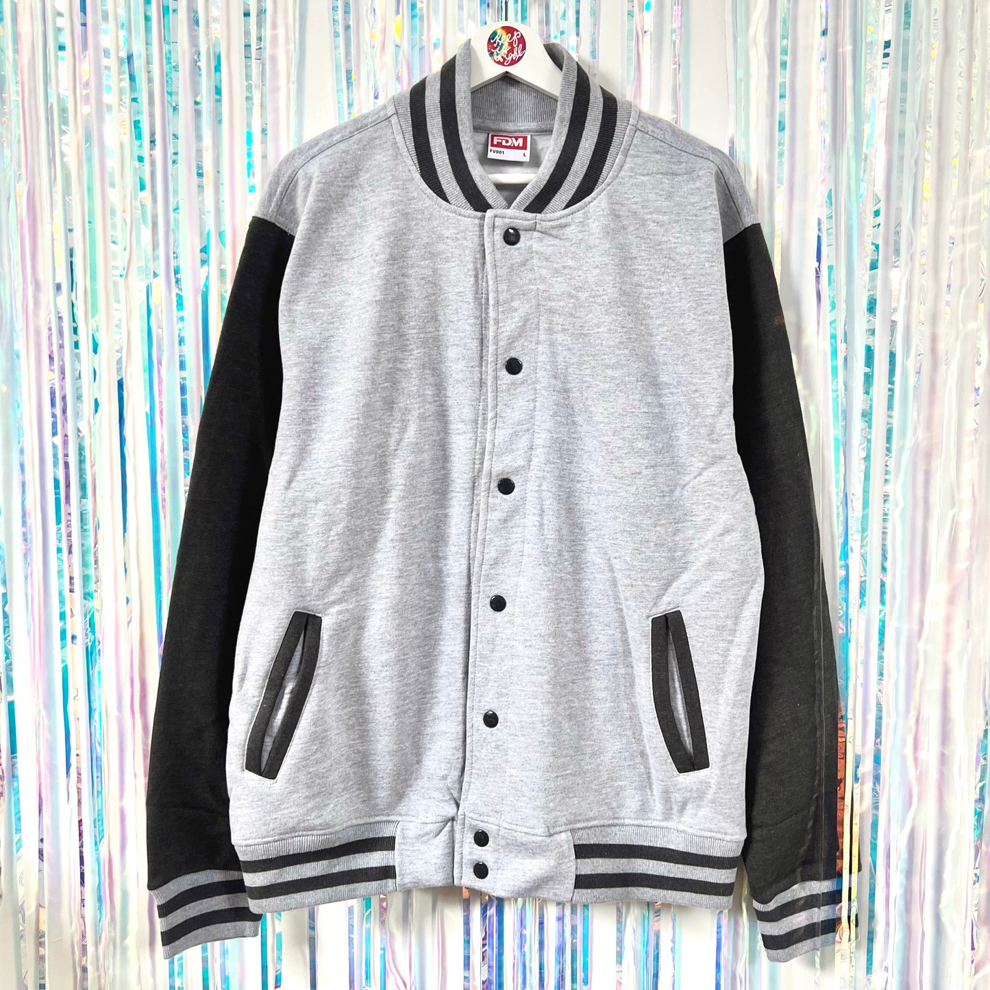 radiate love varsity jacket
