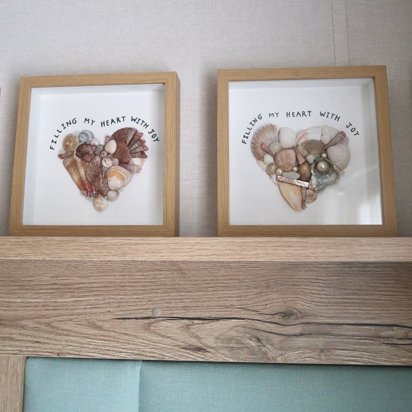 ocean heart - framed art