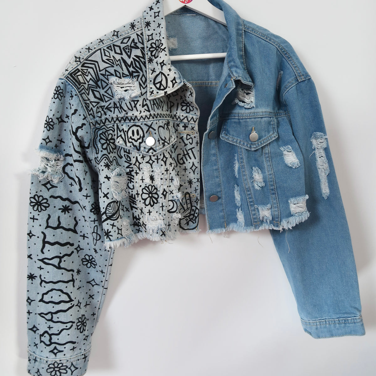 the ‘heart on sleeve’ denim jacket