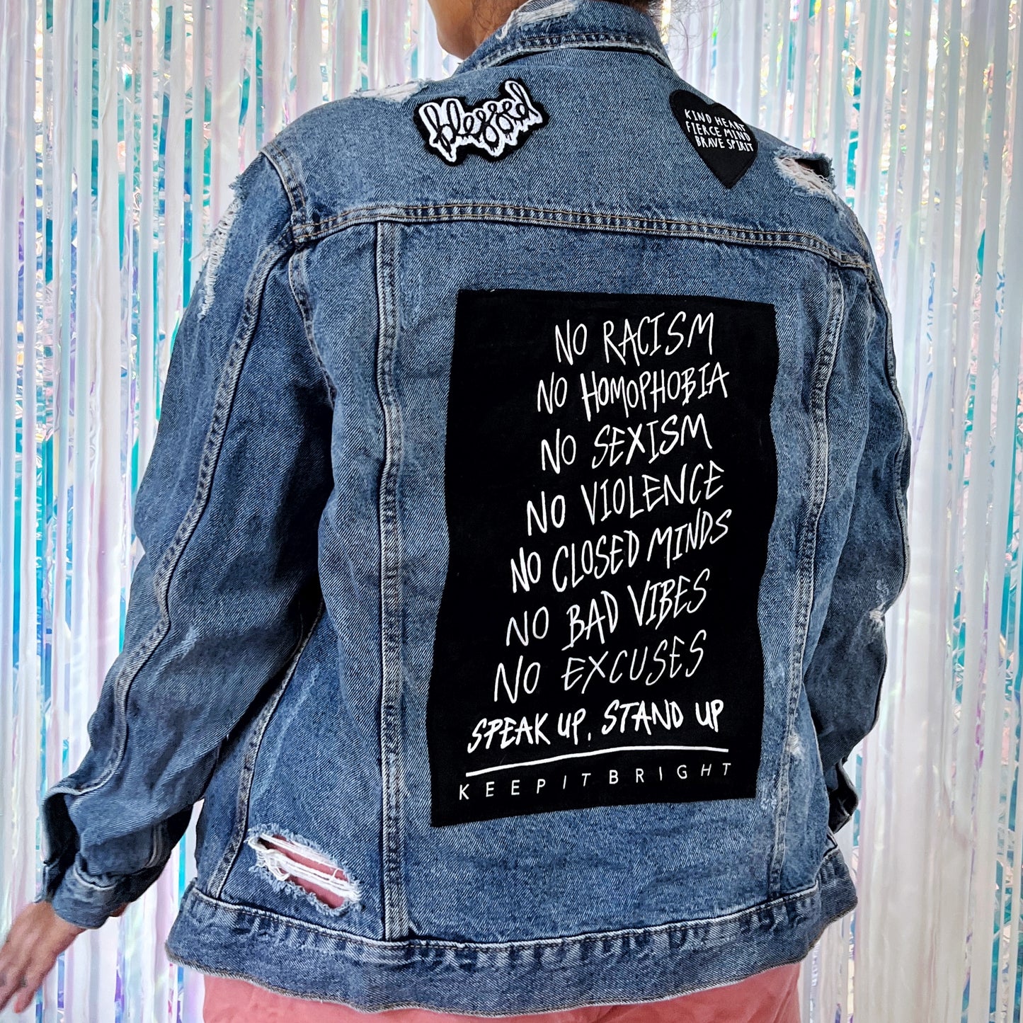 the ‘punk’ denim jacket