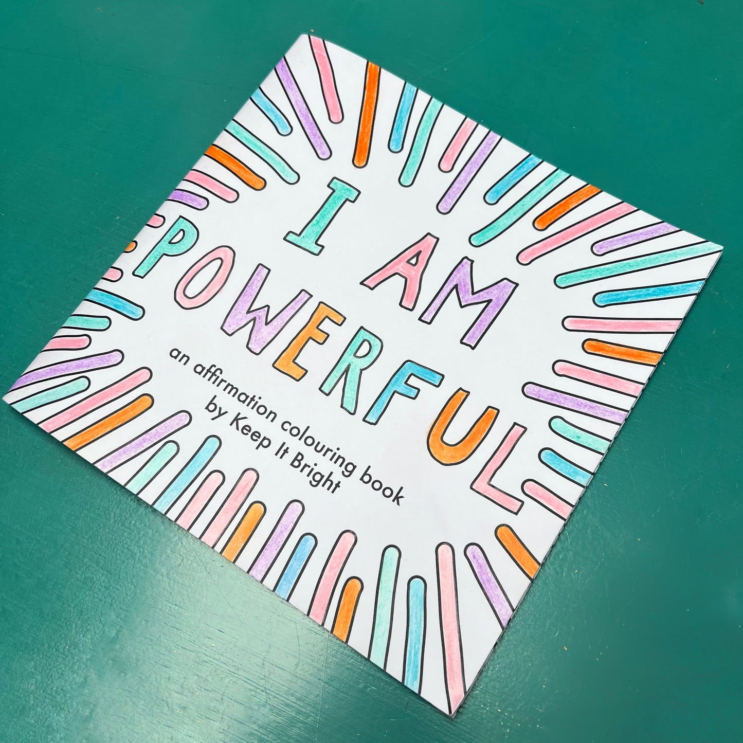 i am powerful - affirmation colouring book