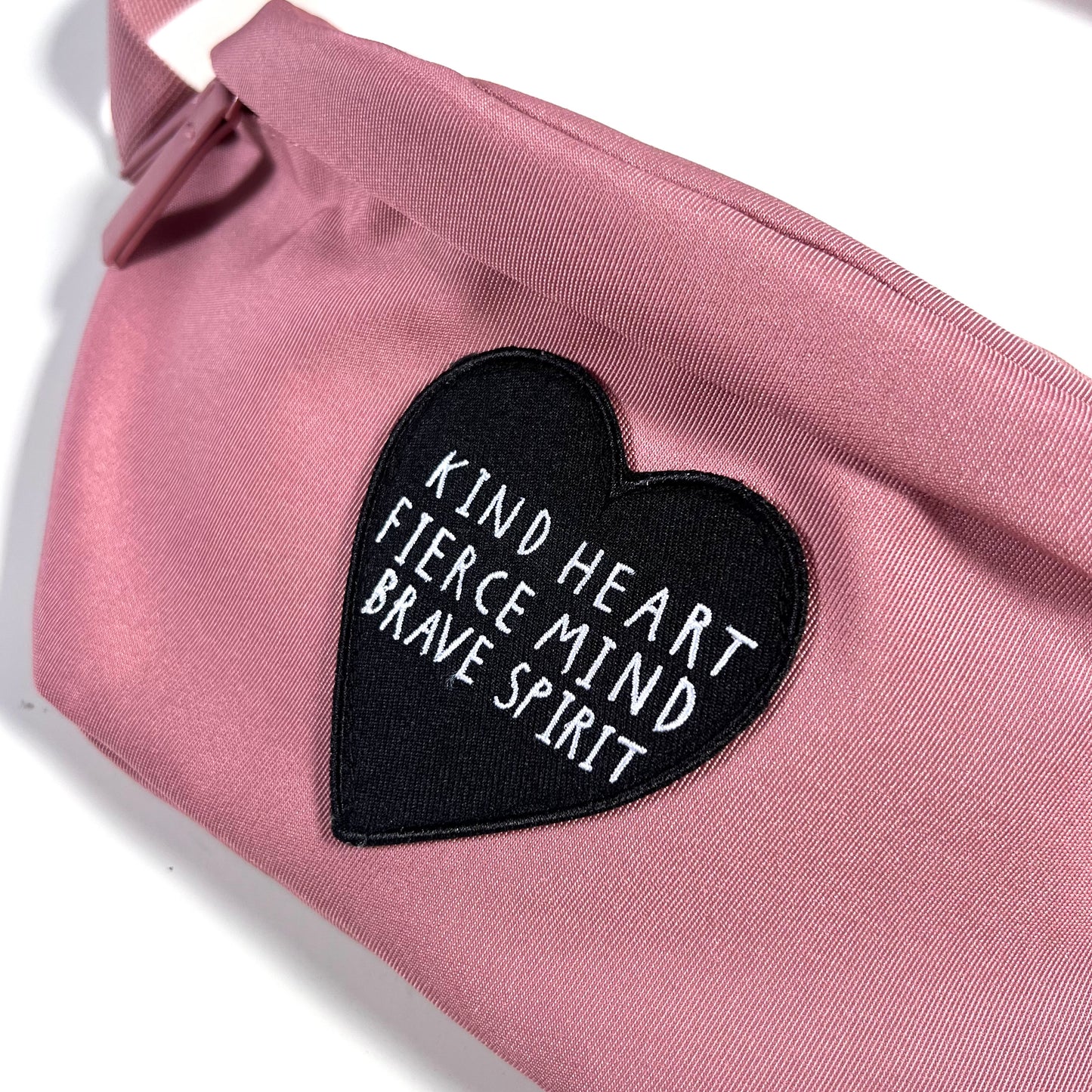 kind heart, fierce mind, brave spirit bum bag / waist pack