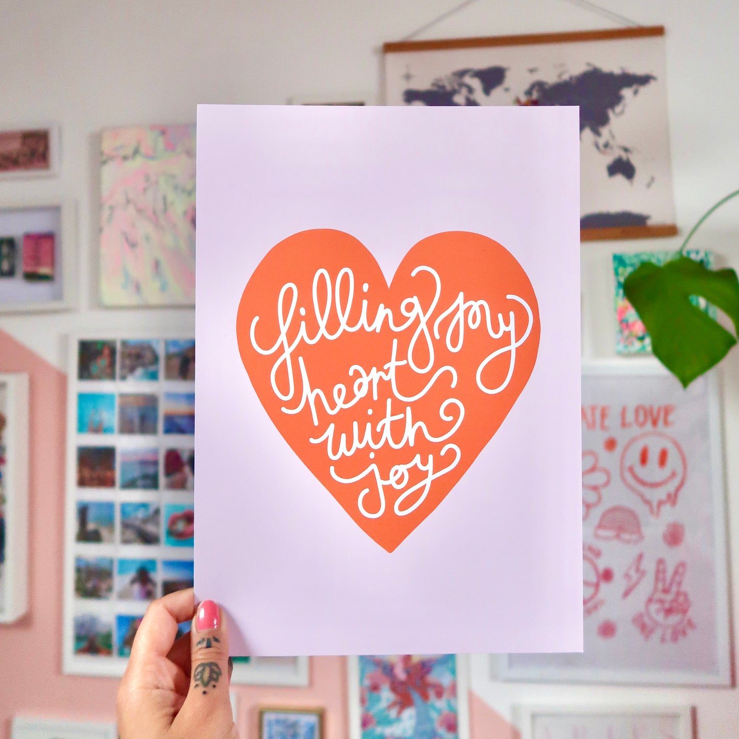 filling my heart with joy prints | A5 / A4