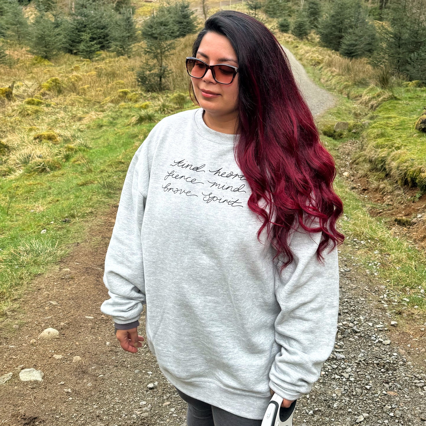 kind heart, fierce mind, brave spirit sweatshirt | 4 colours
