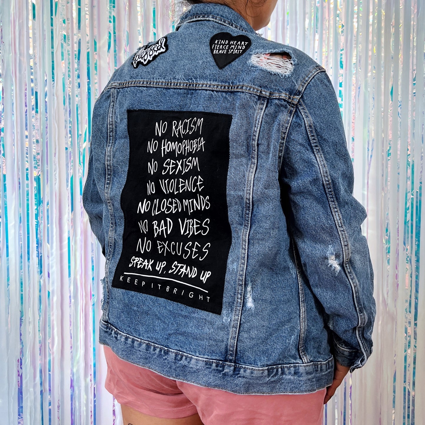 the ‘punk’ denim jacket