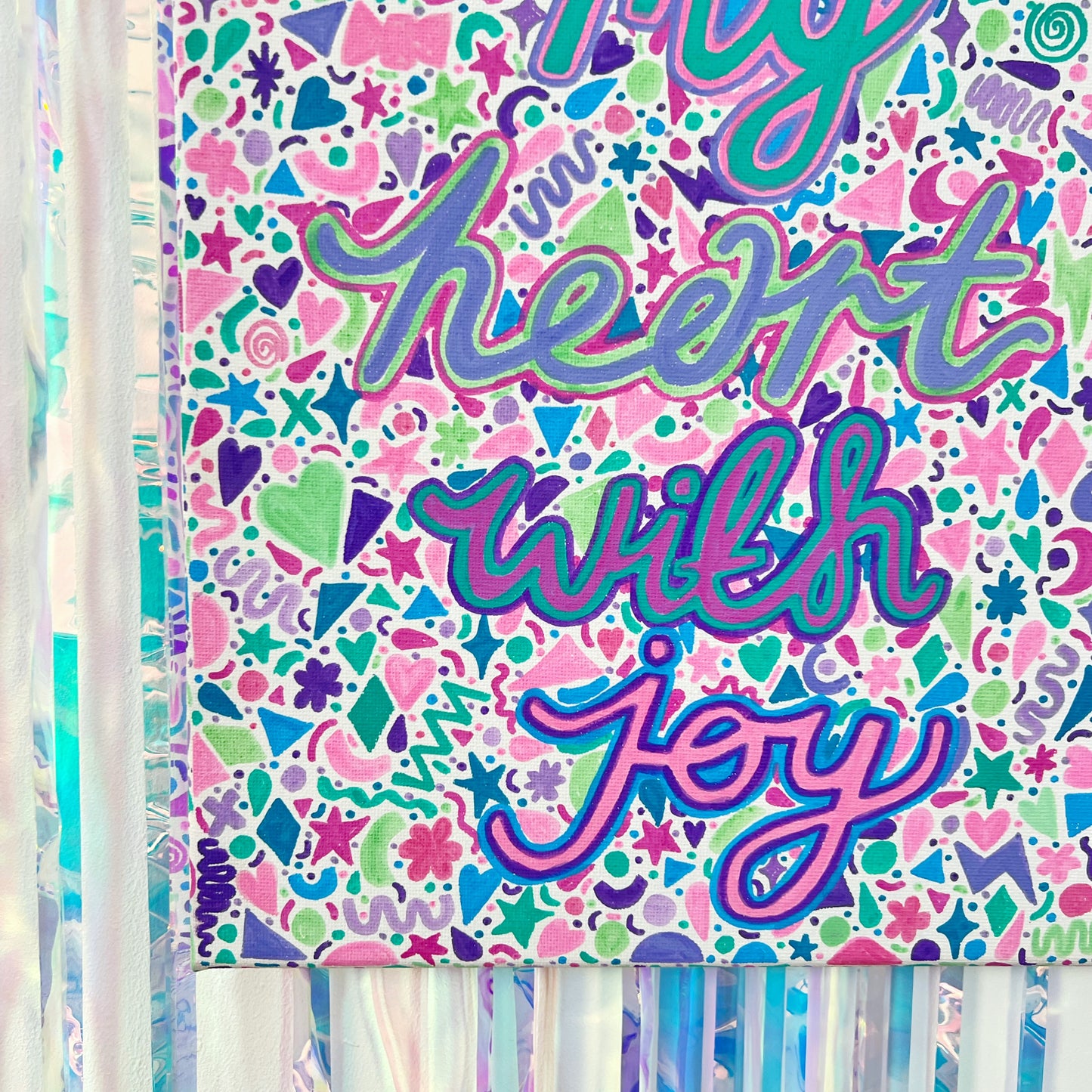filling my heart with joy canvas