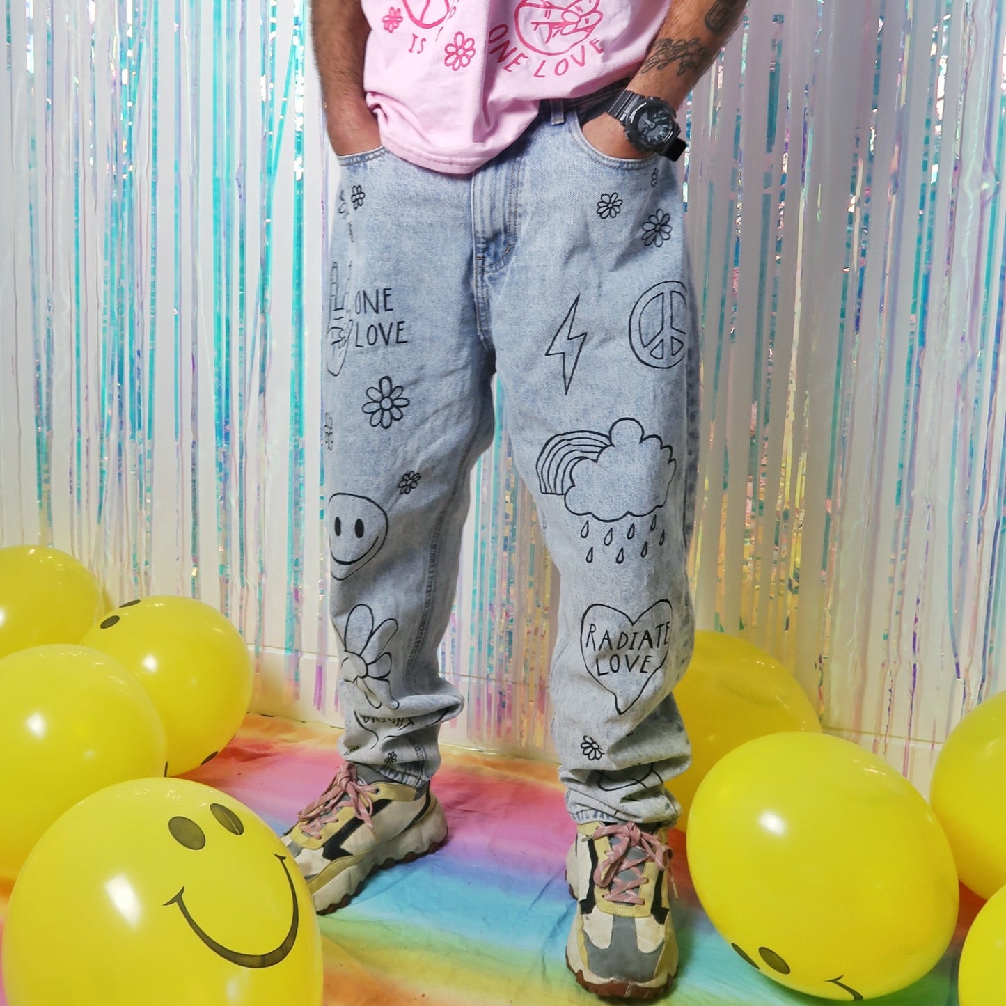 hippie heart jeans - v.2