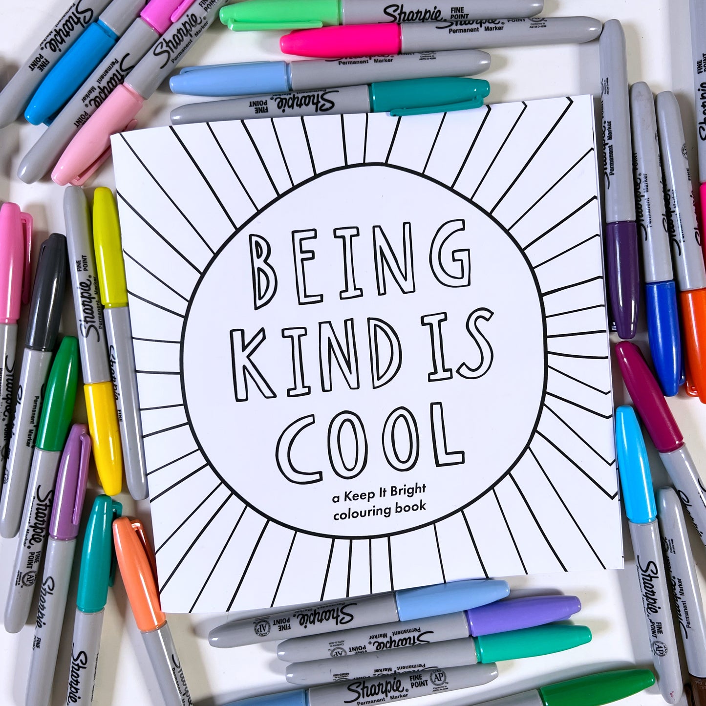 being kind is cool - colouring book