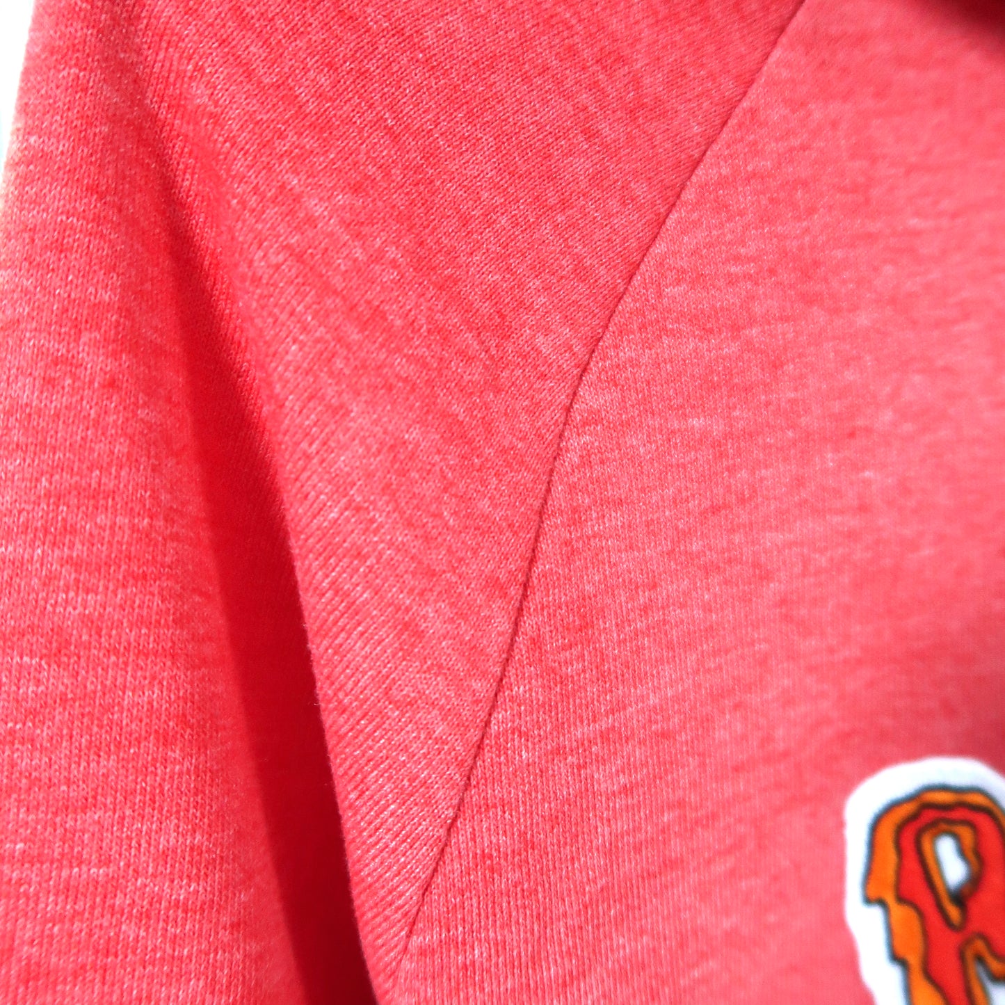 radiate love embroidered hoodie - light red