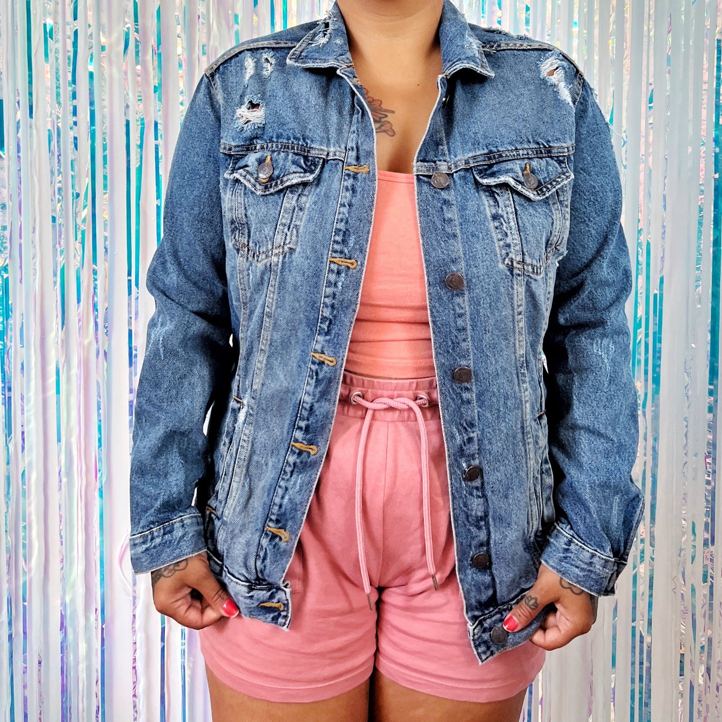 the ‘punk’ denim jacket