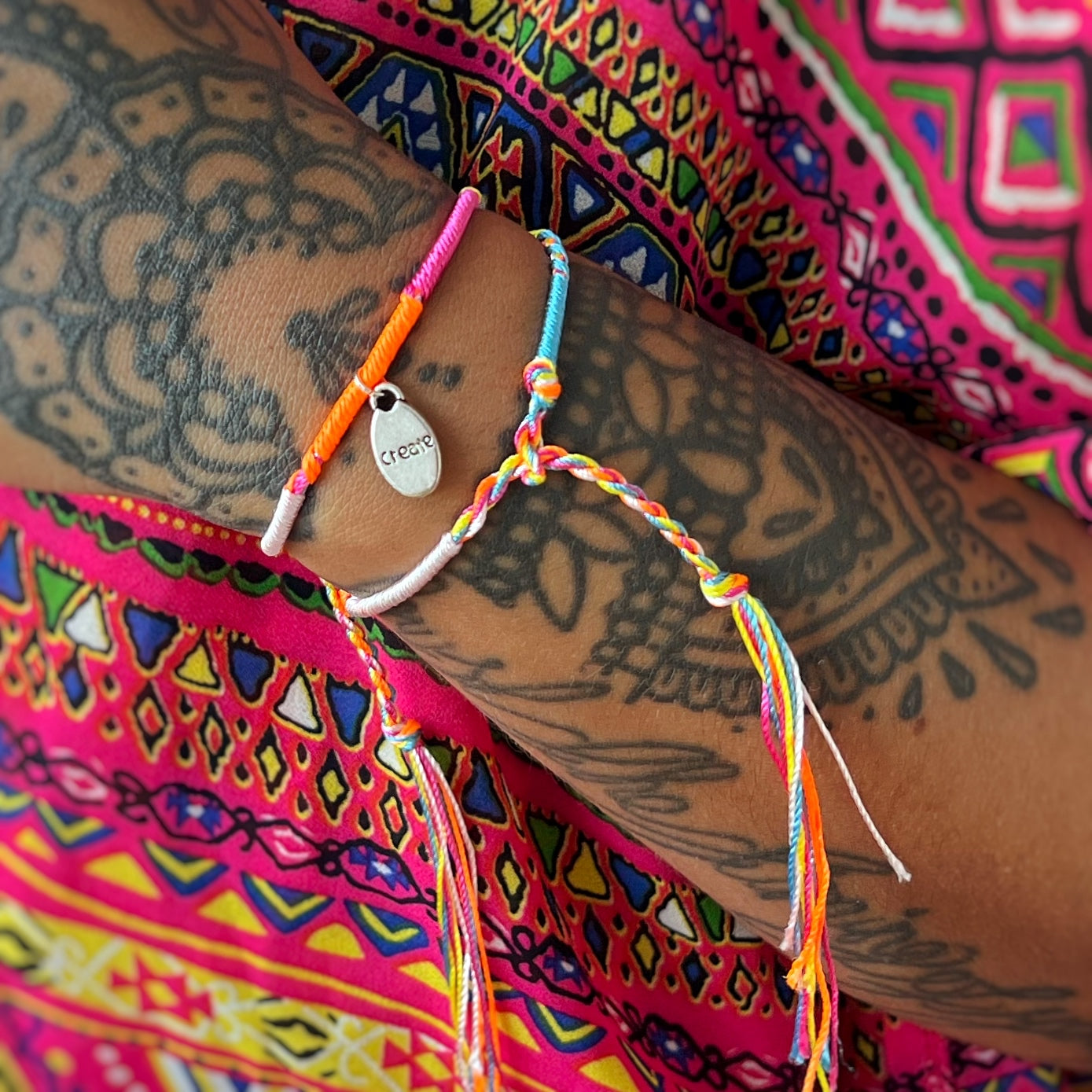 braided affirmation bracelets
