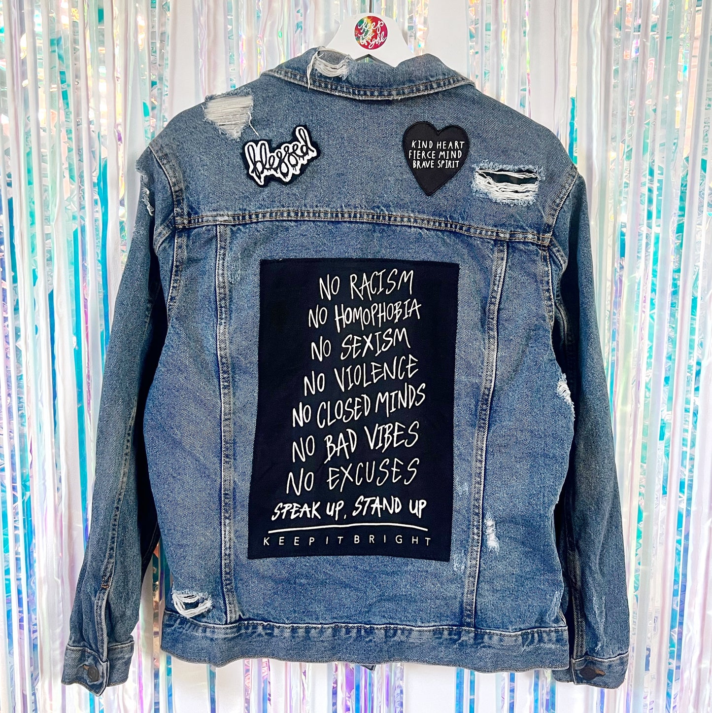 the ‘punk’ denim jacket
