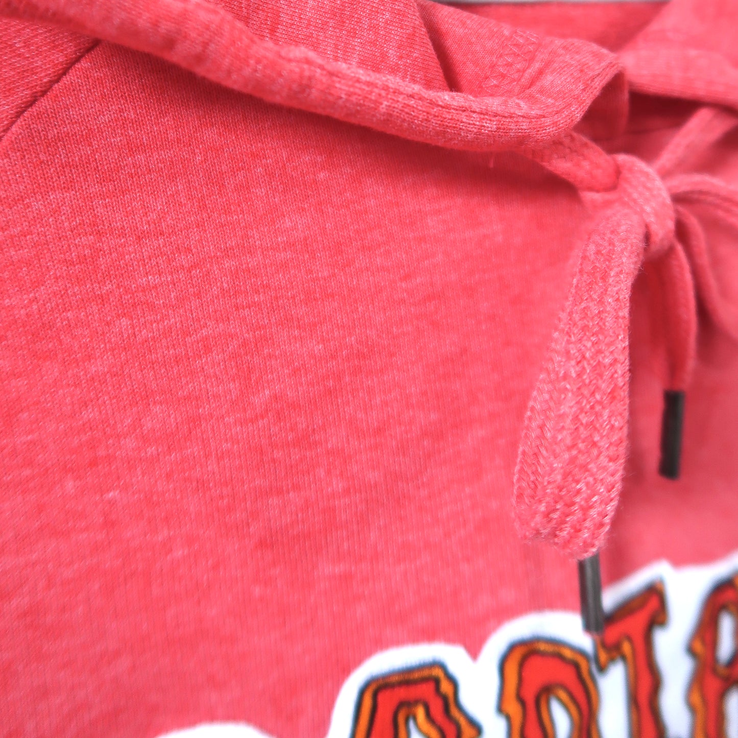 radiate love embroidered hoodie - light red