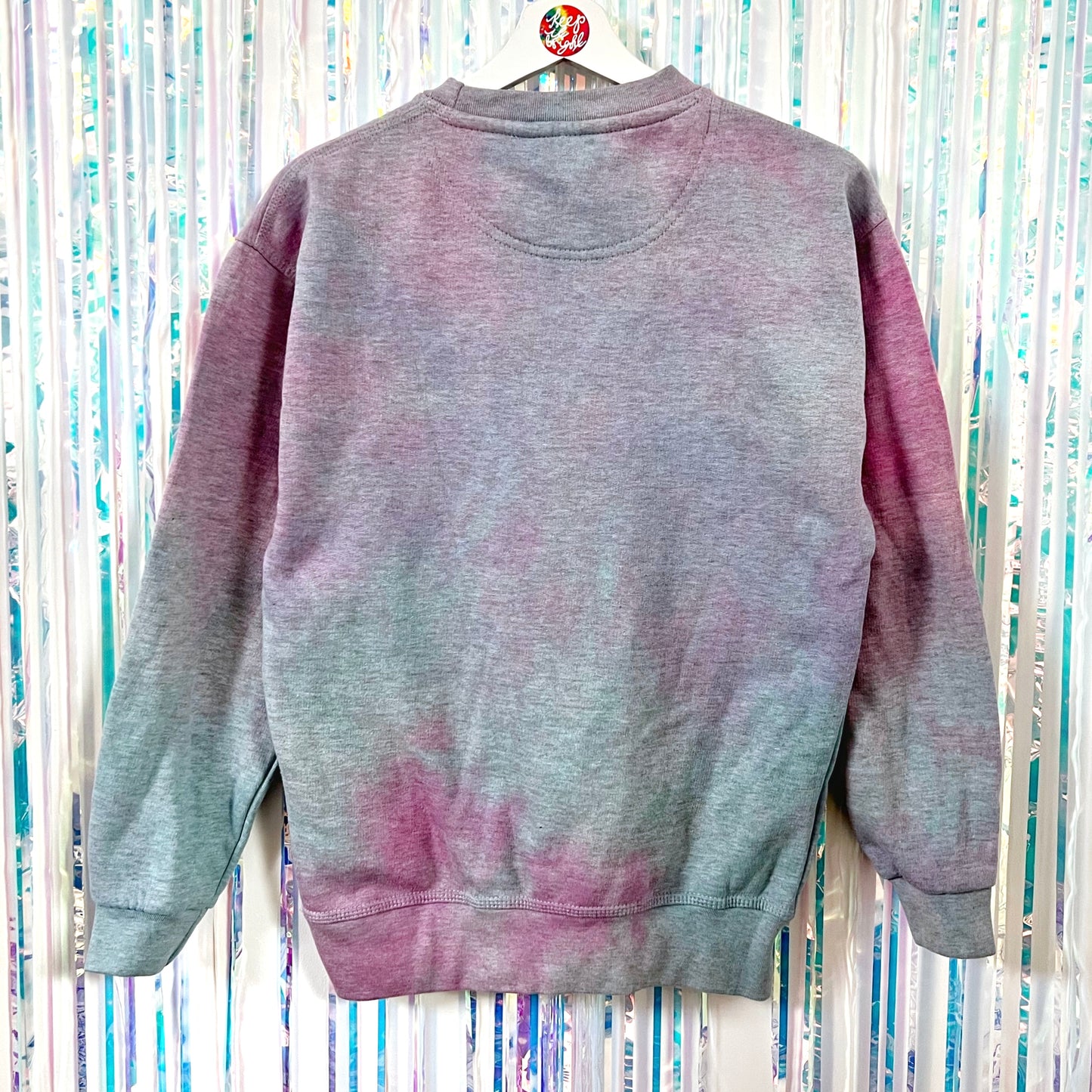 kind heart, fierce mind, brave spirit tie dye sweatshirt