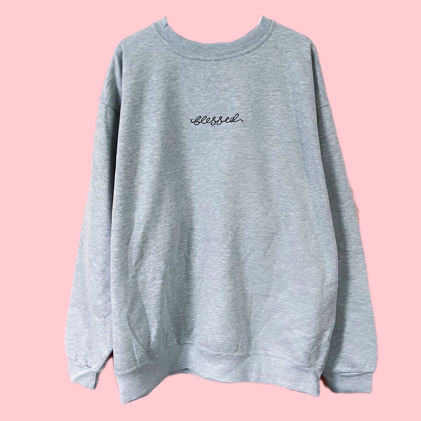 blessed embroidered sweatshirt | 4 colours