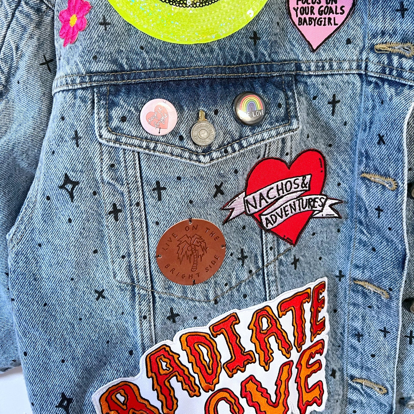 the ‘lucky’ denim jacket