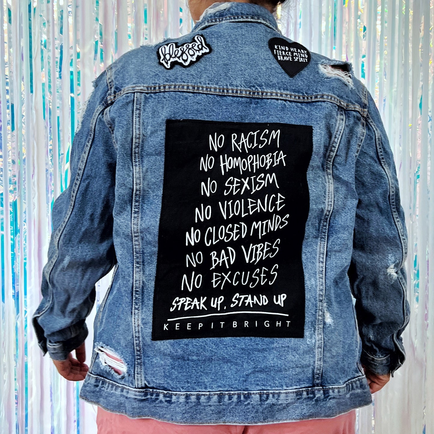 the ‘punk’ denim jacket