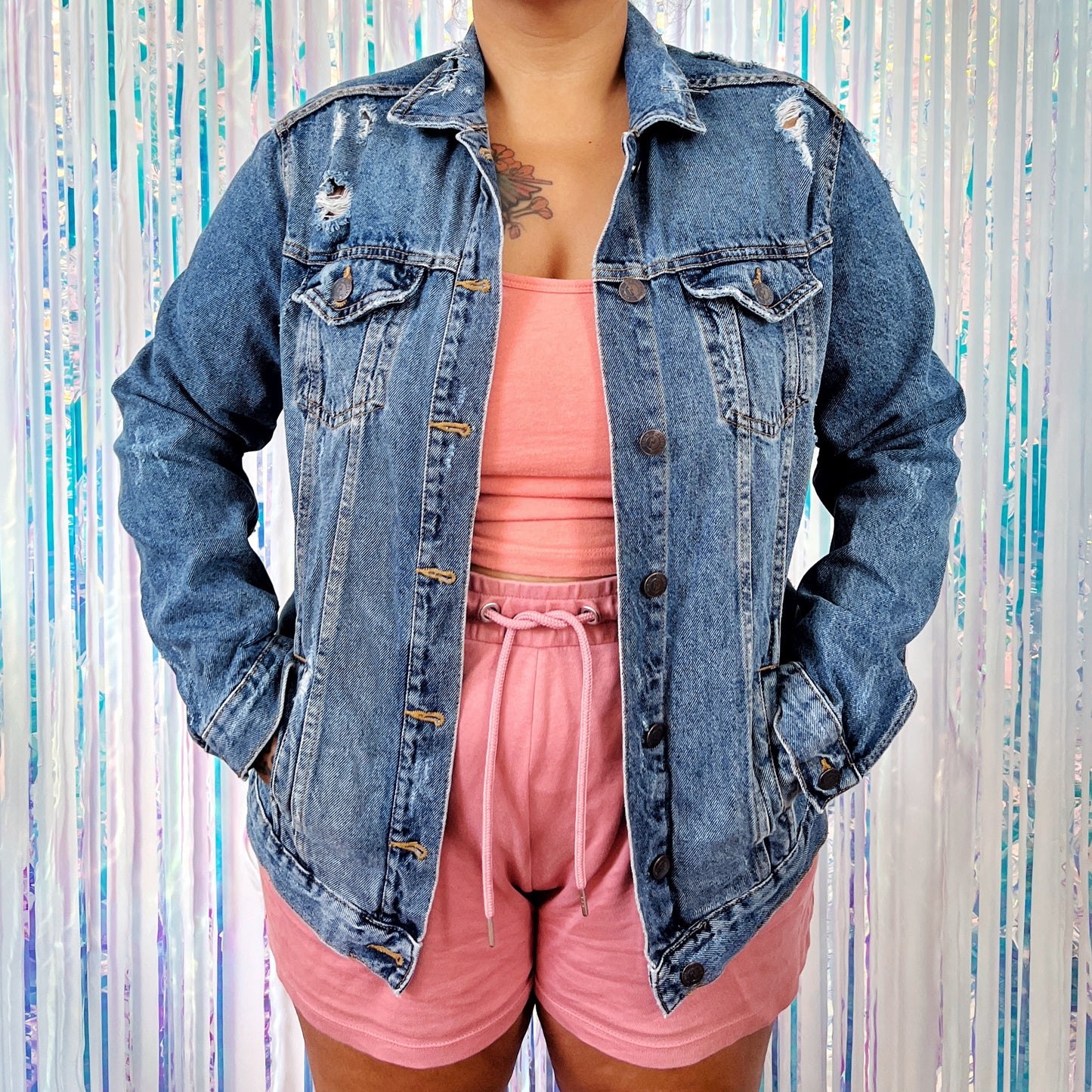 the ‘punk’ denim jacket