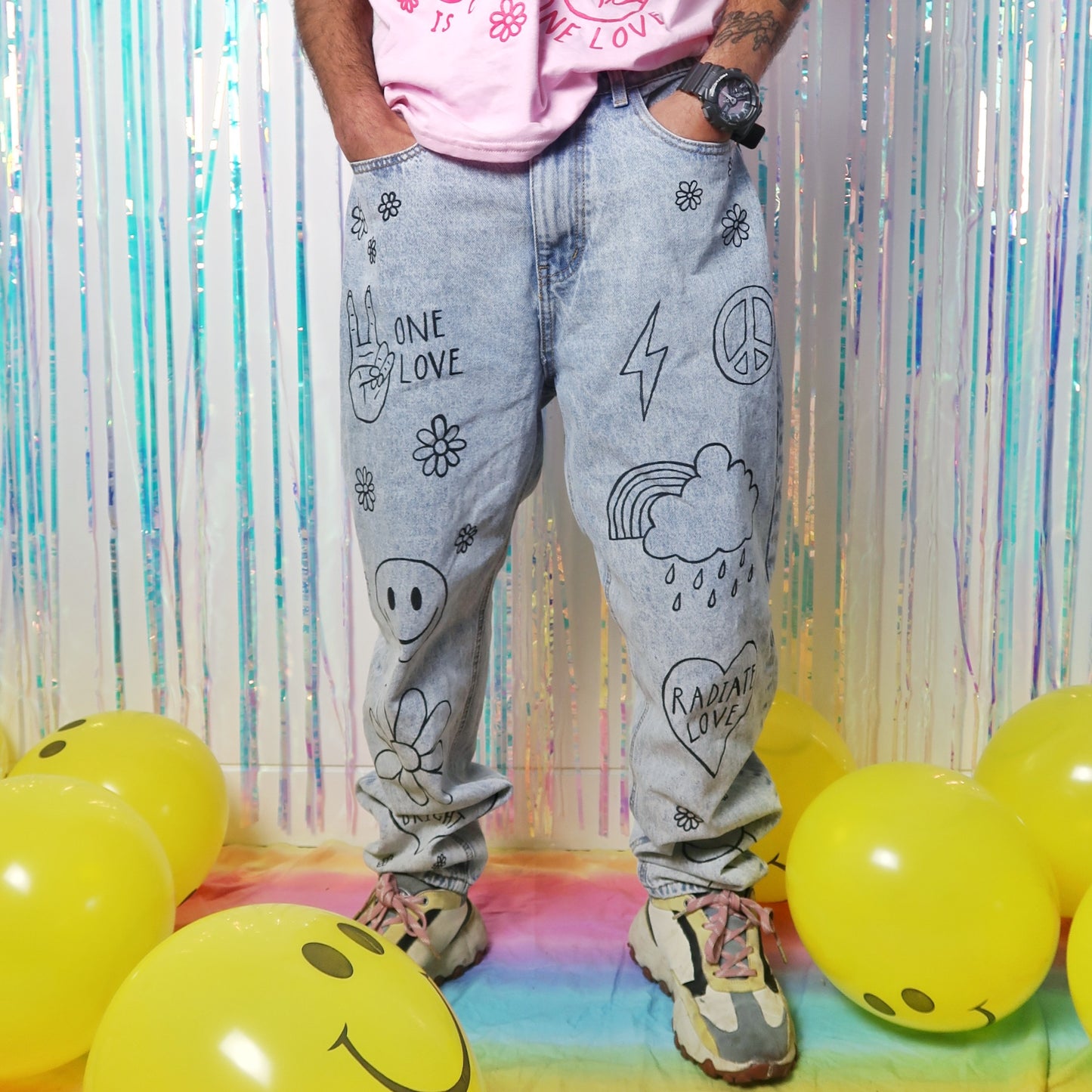 hippie heart jeans - v.2