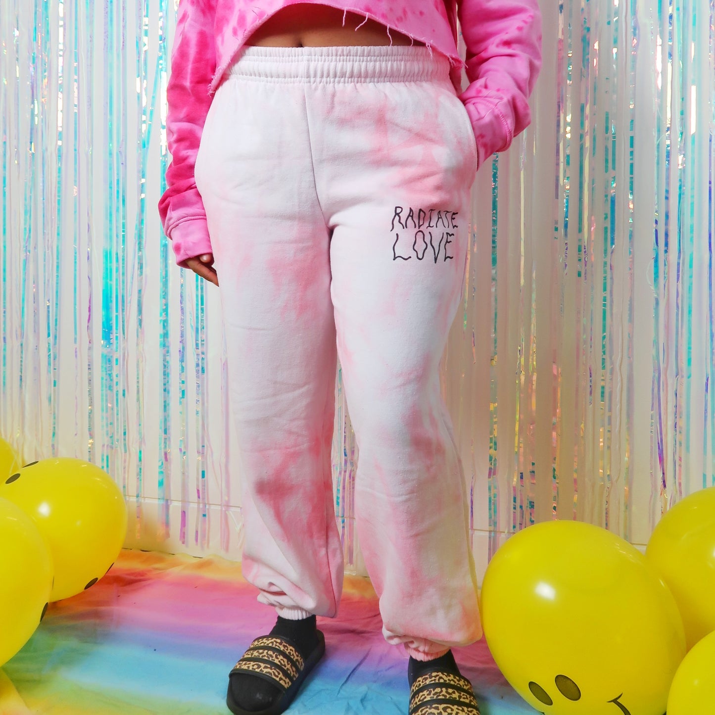 radiate love tie dye lounge pants - 5 colours