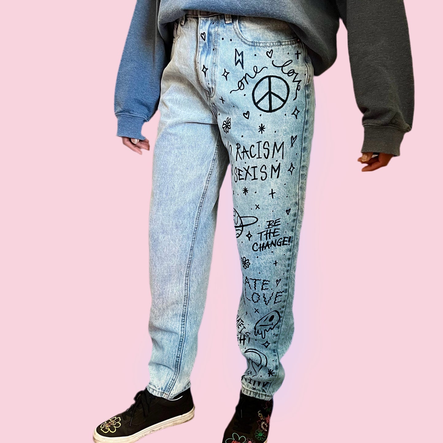 scrawl jeans