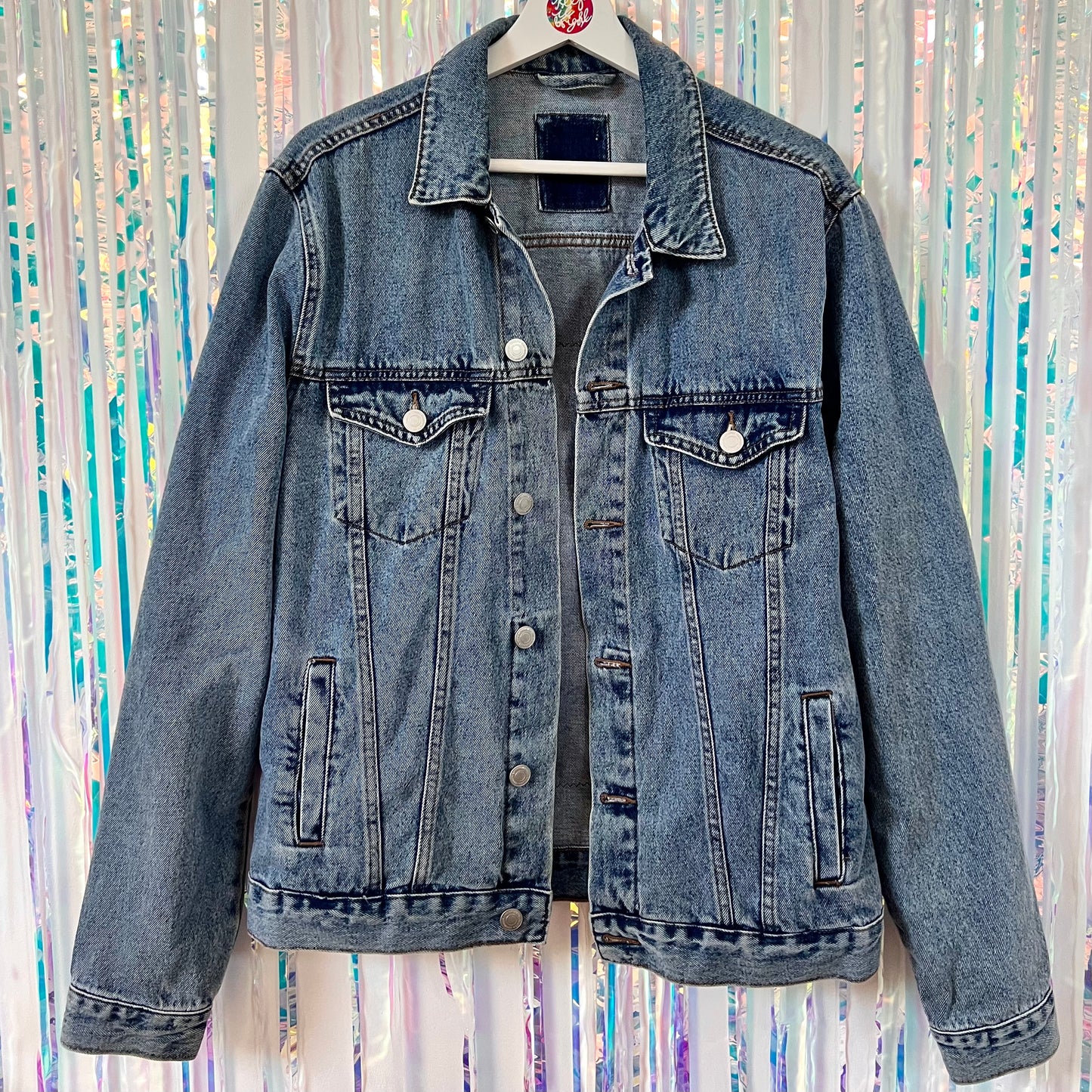 the ‘stand up, speak up’ denim jacket