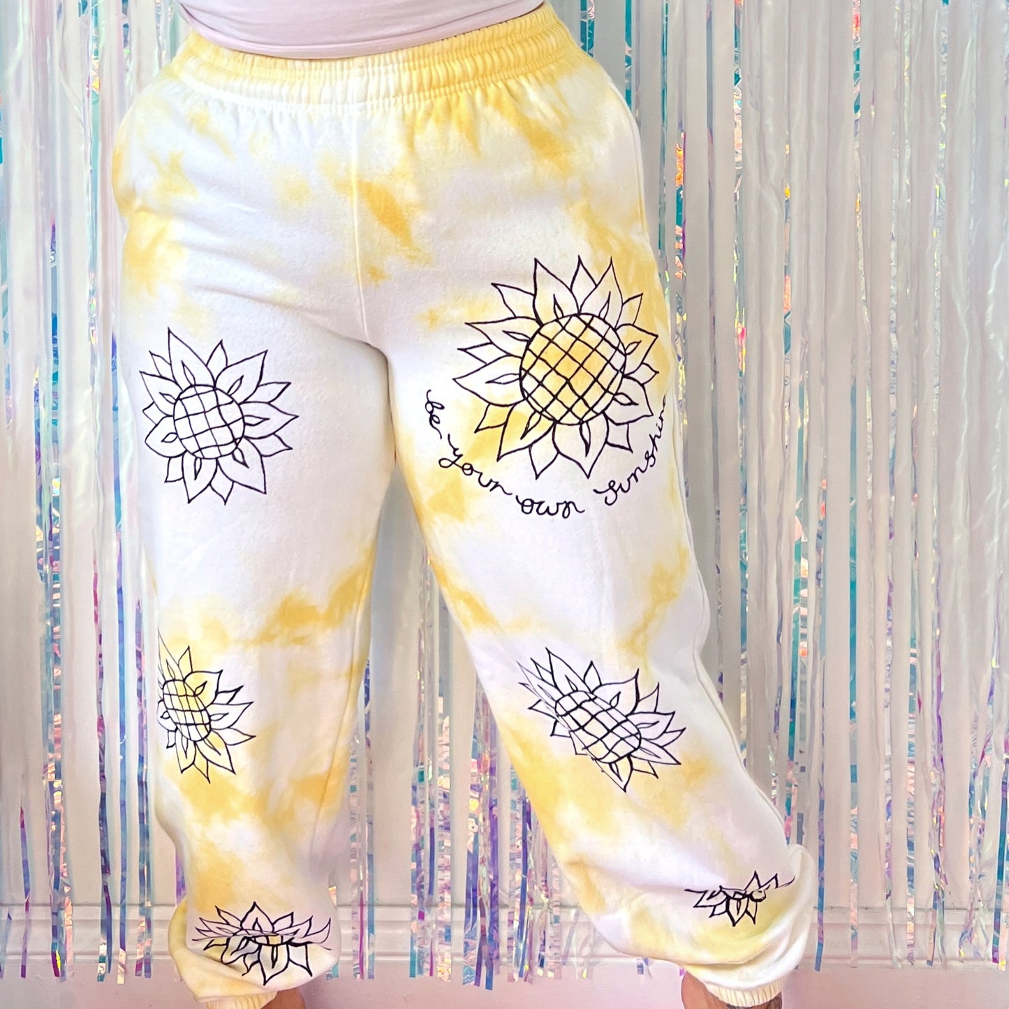 be your own sunshine tie dye lounge pants