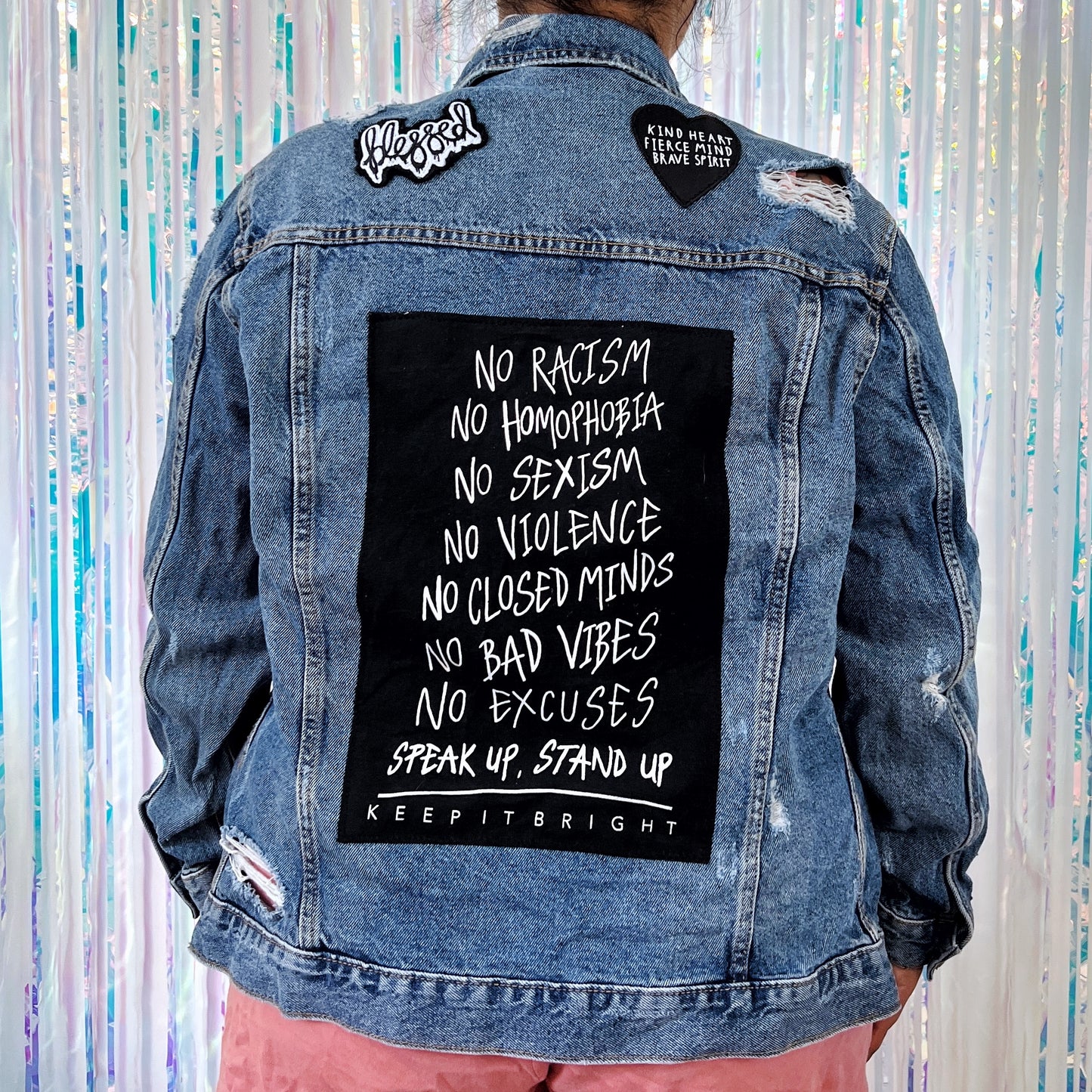 the ‘punk’ denim jacket