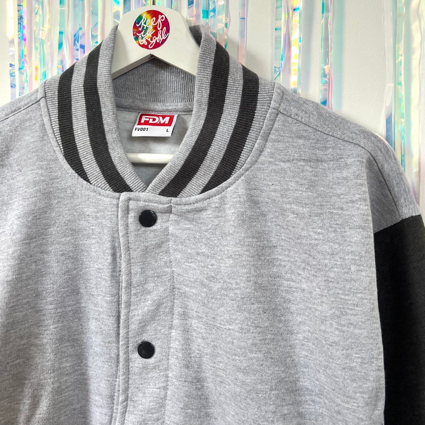 radiate love varsity jacket