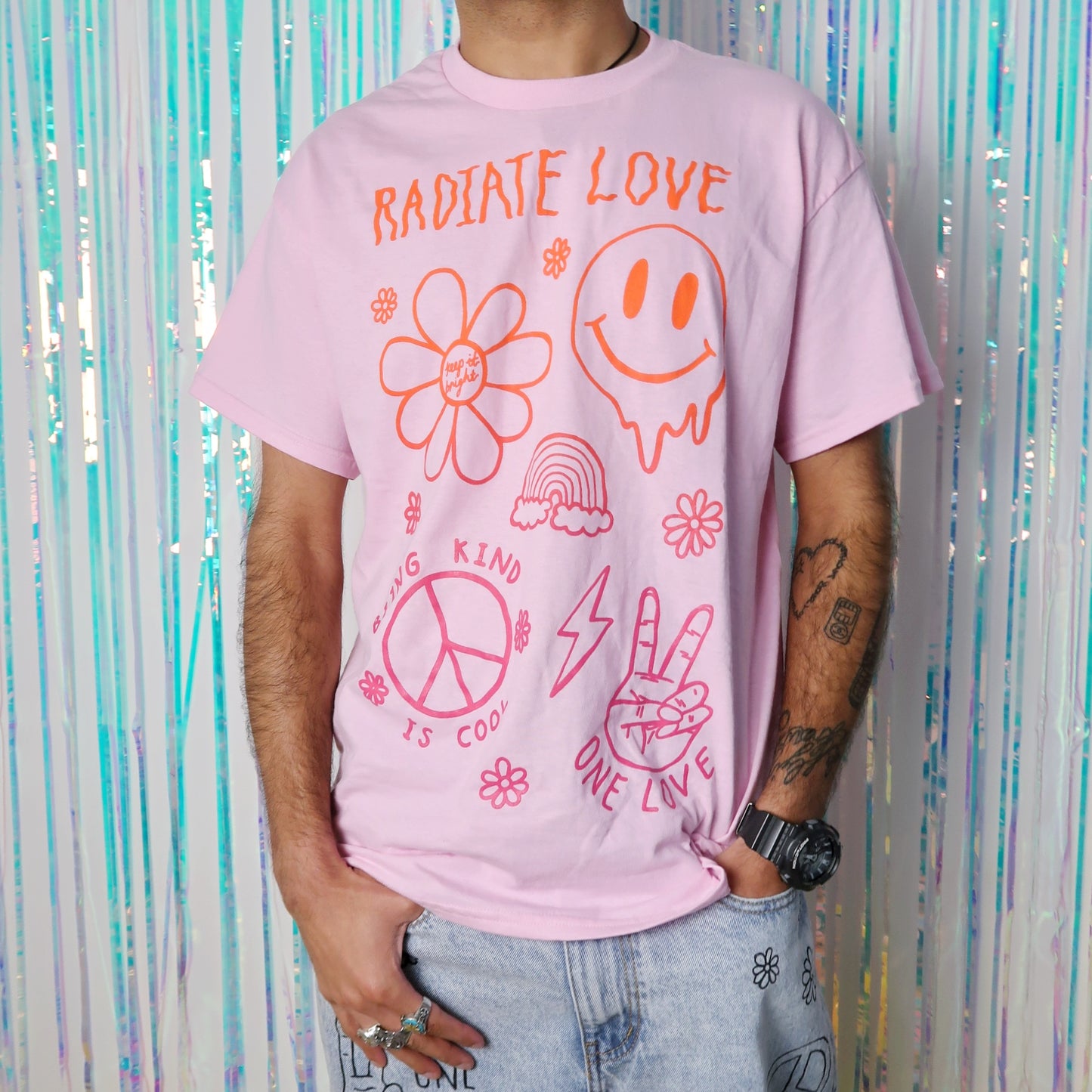 hippie heart t-shirts