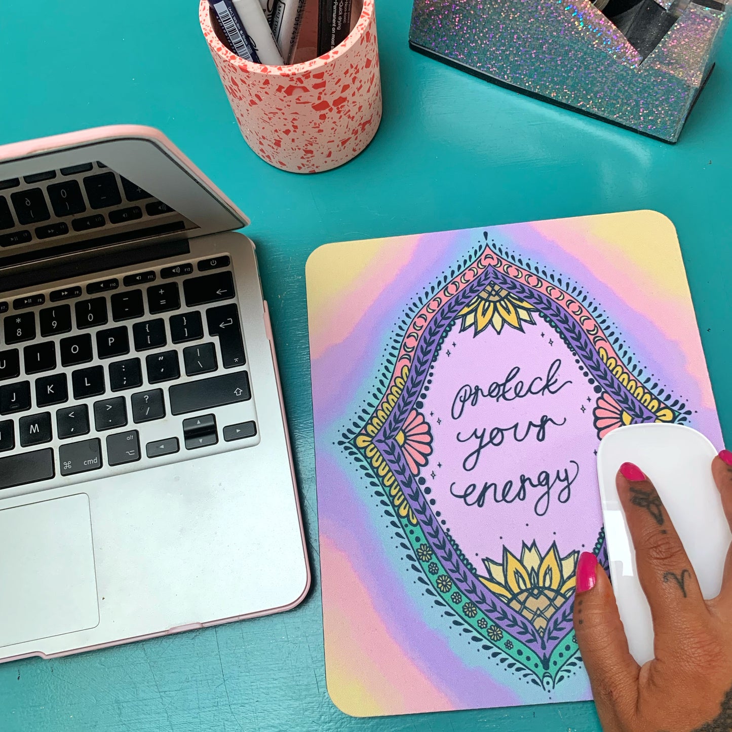 protect your energy mouse mat
