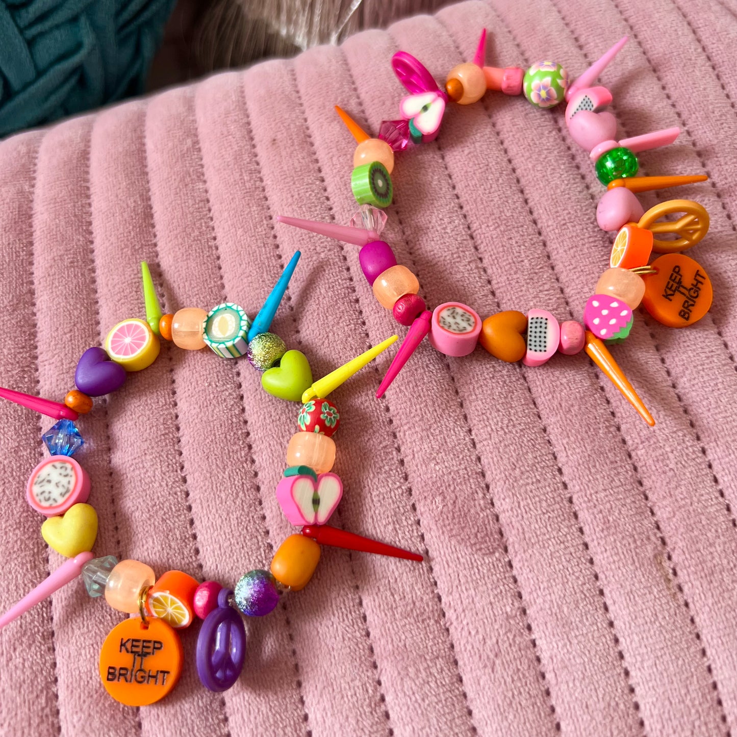 pick'n'mix bracelets - summer fruits