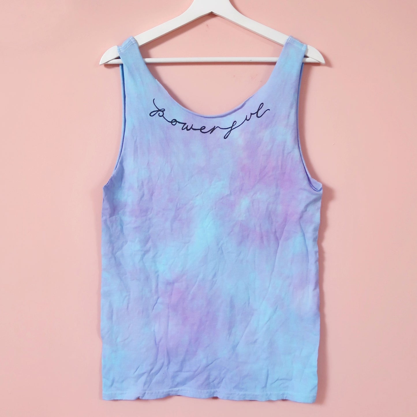 powerful tie dye vest top - v.1