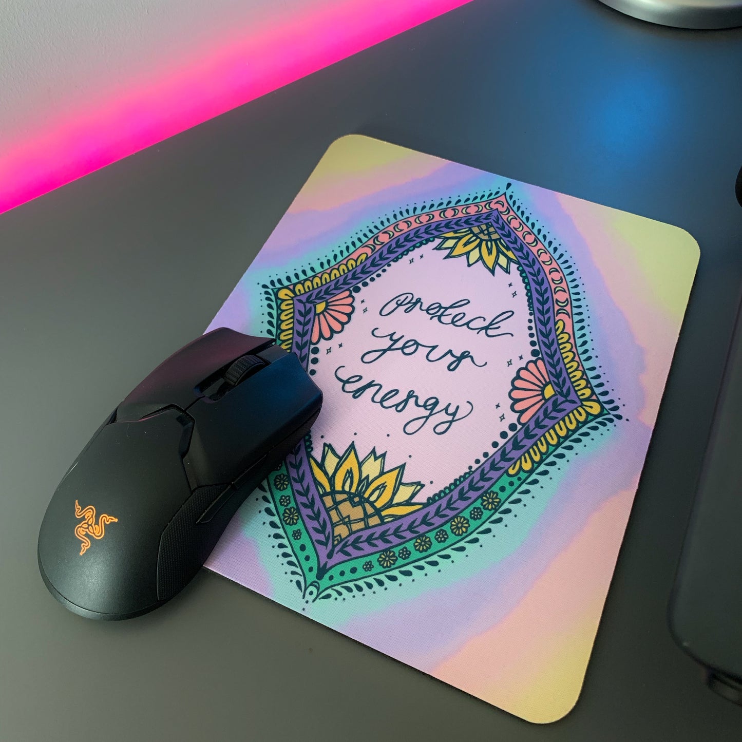protect your energy mouse mat