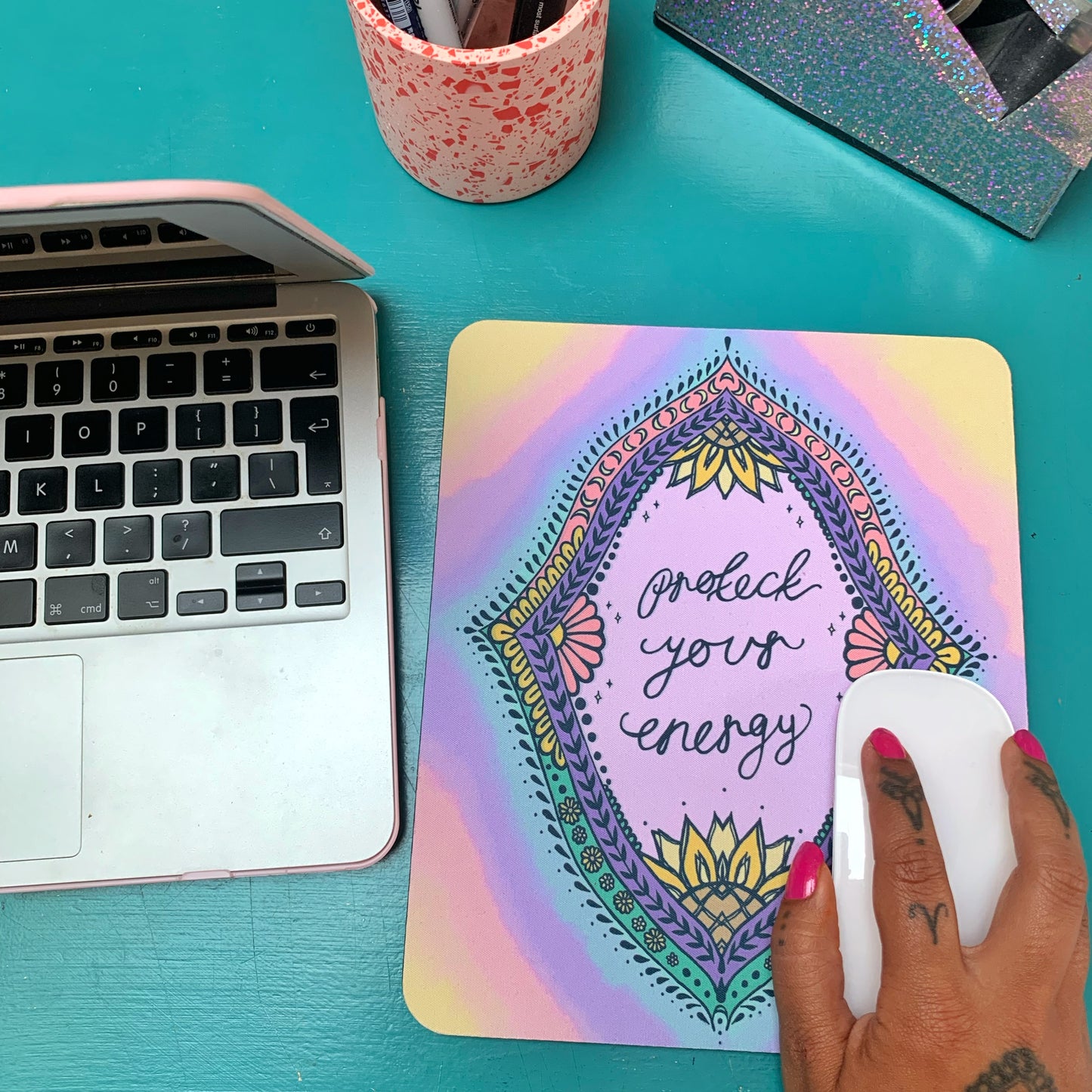 protect your energy mouse mat