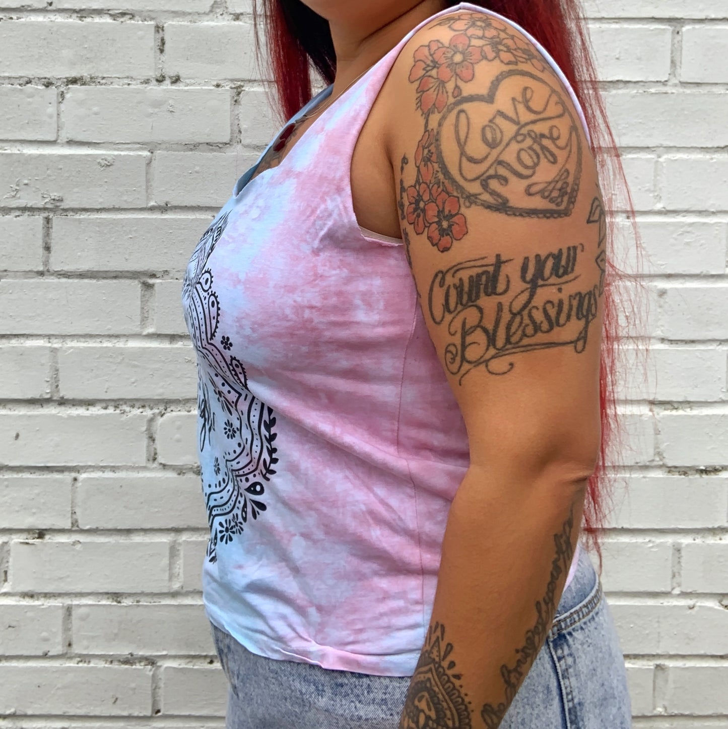 keep it bright pastel tie dye vest top