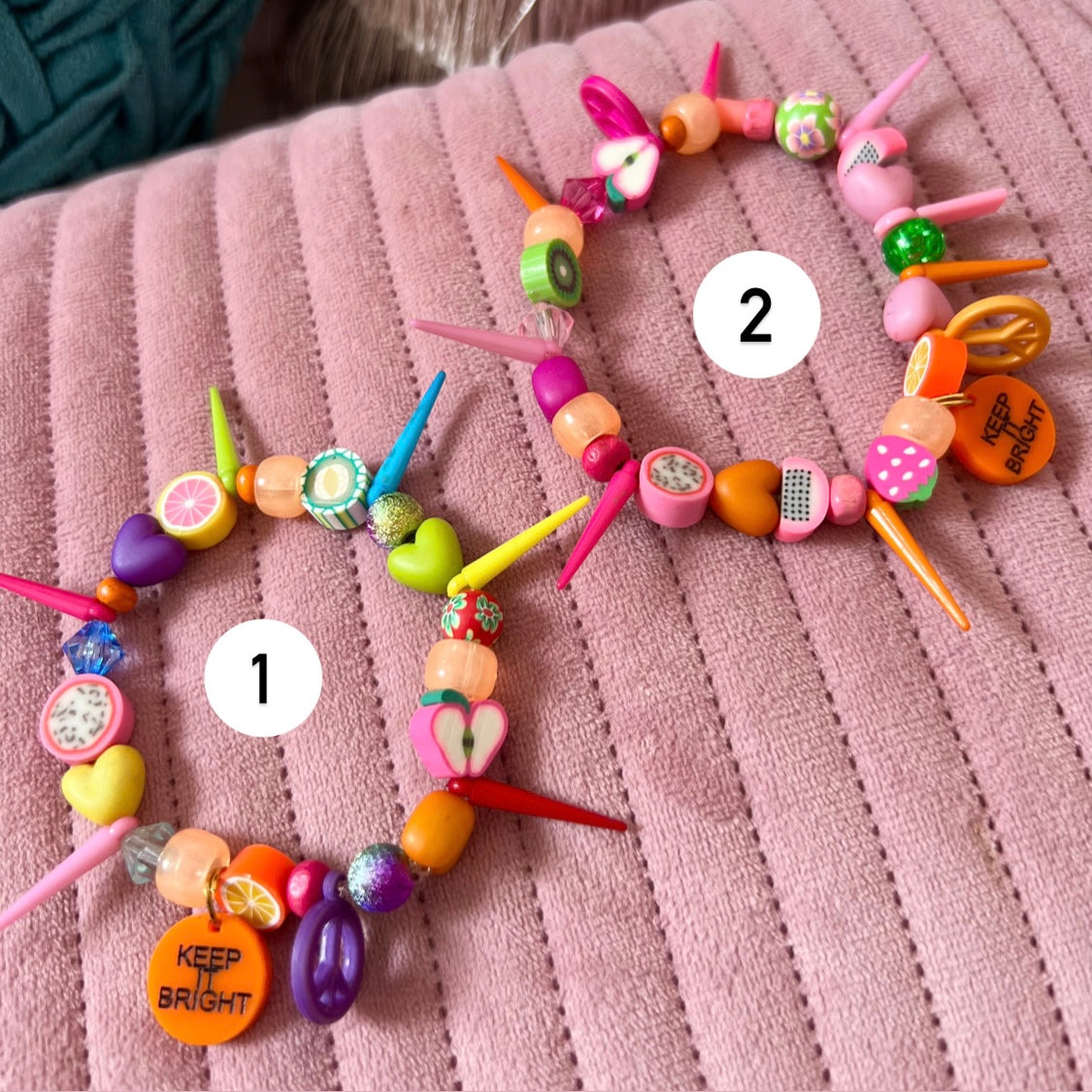 pick'n'mix bracelets - summer fruits