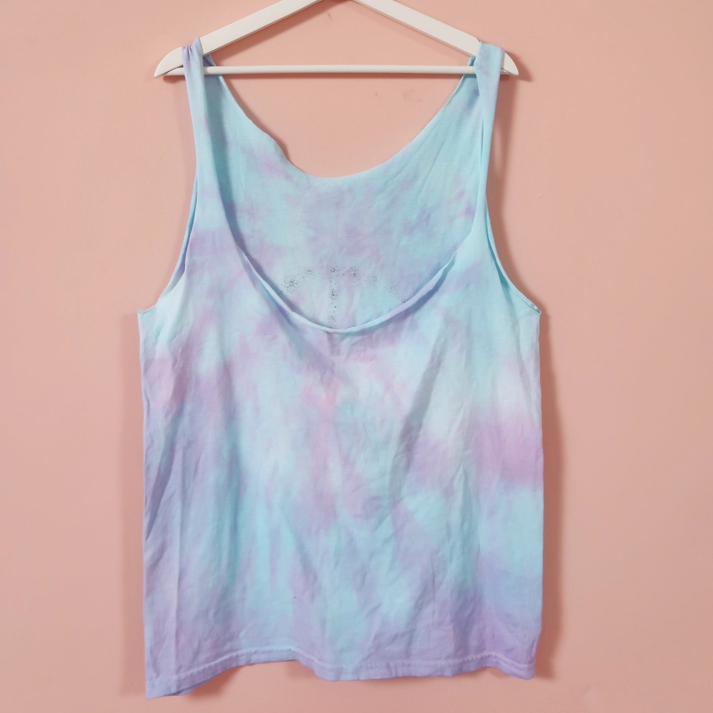 keep going, keep growing tie dye vest top