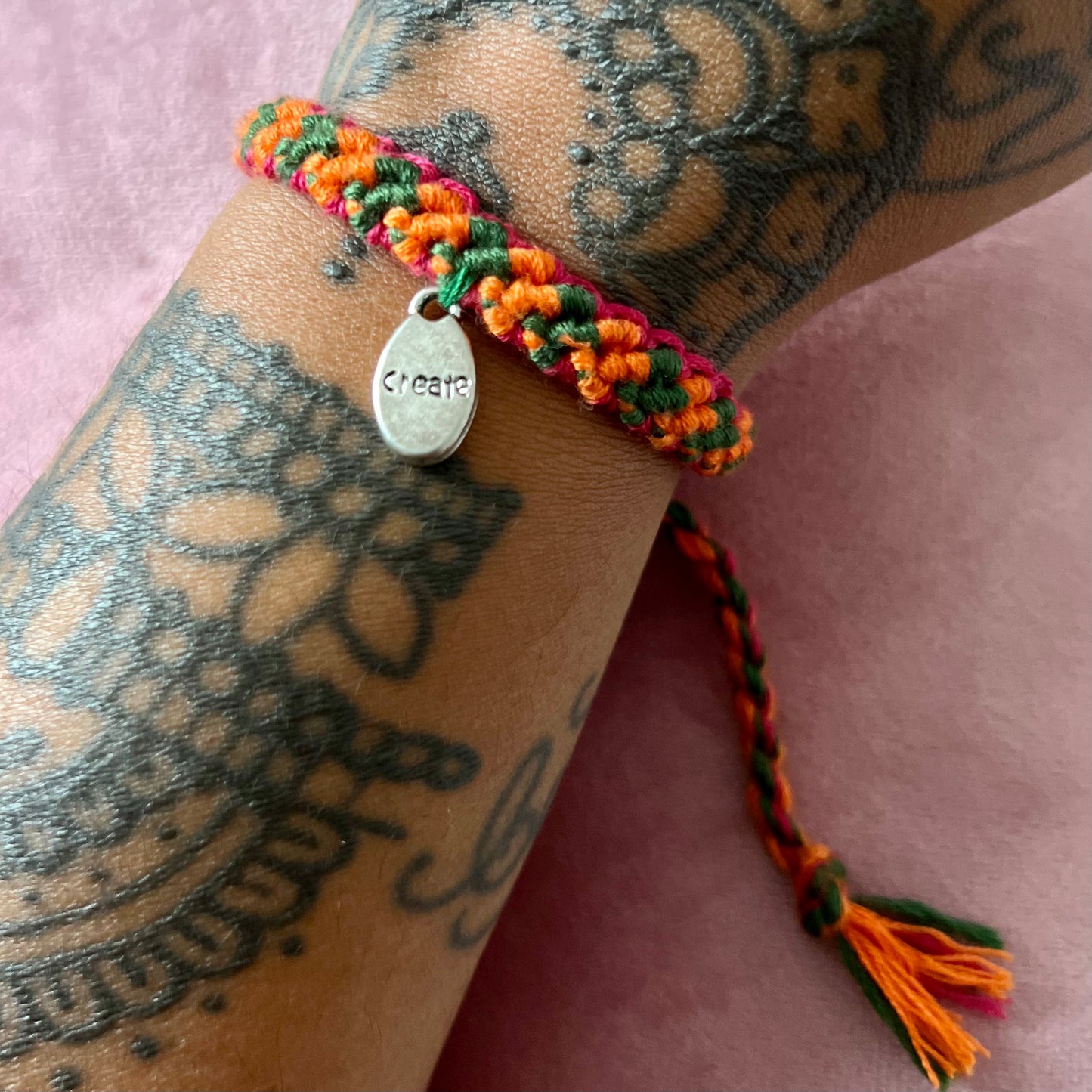 ‘create’ affirmation bracelet