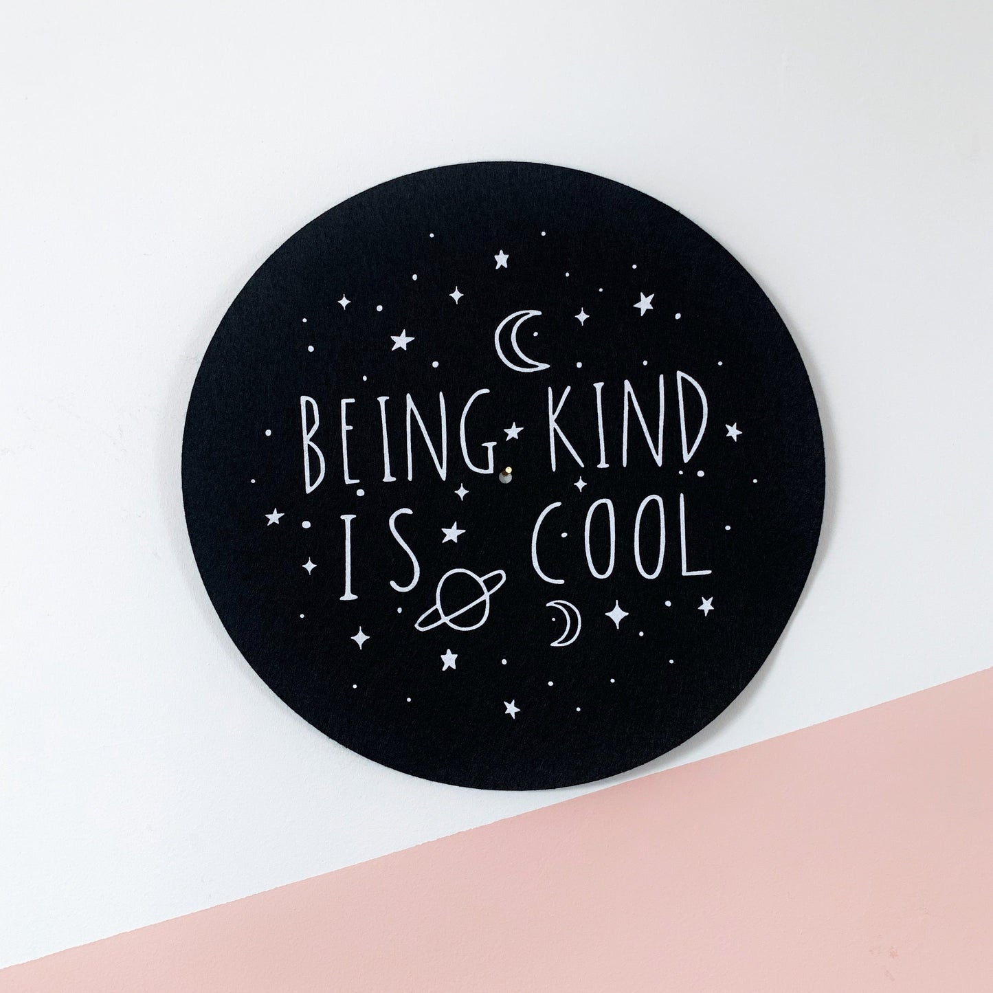 being kind is cool slipmat / wall decor