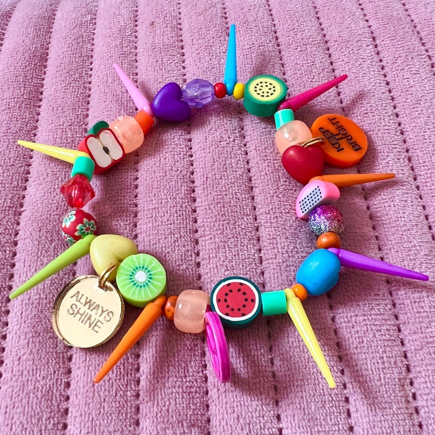 pick'n'mix bracelet - always shine