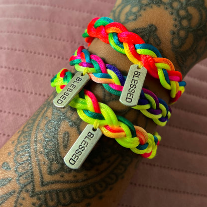 ‘blessed’ affirmation bracelets