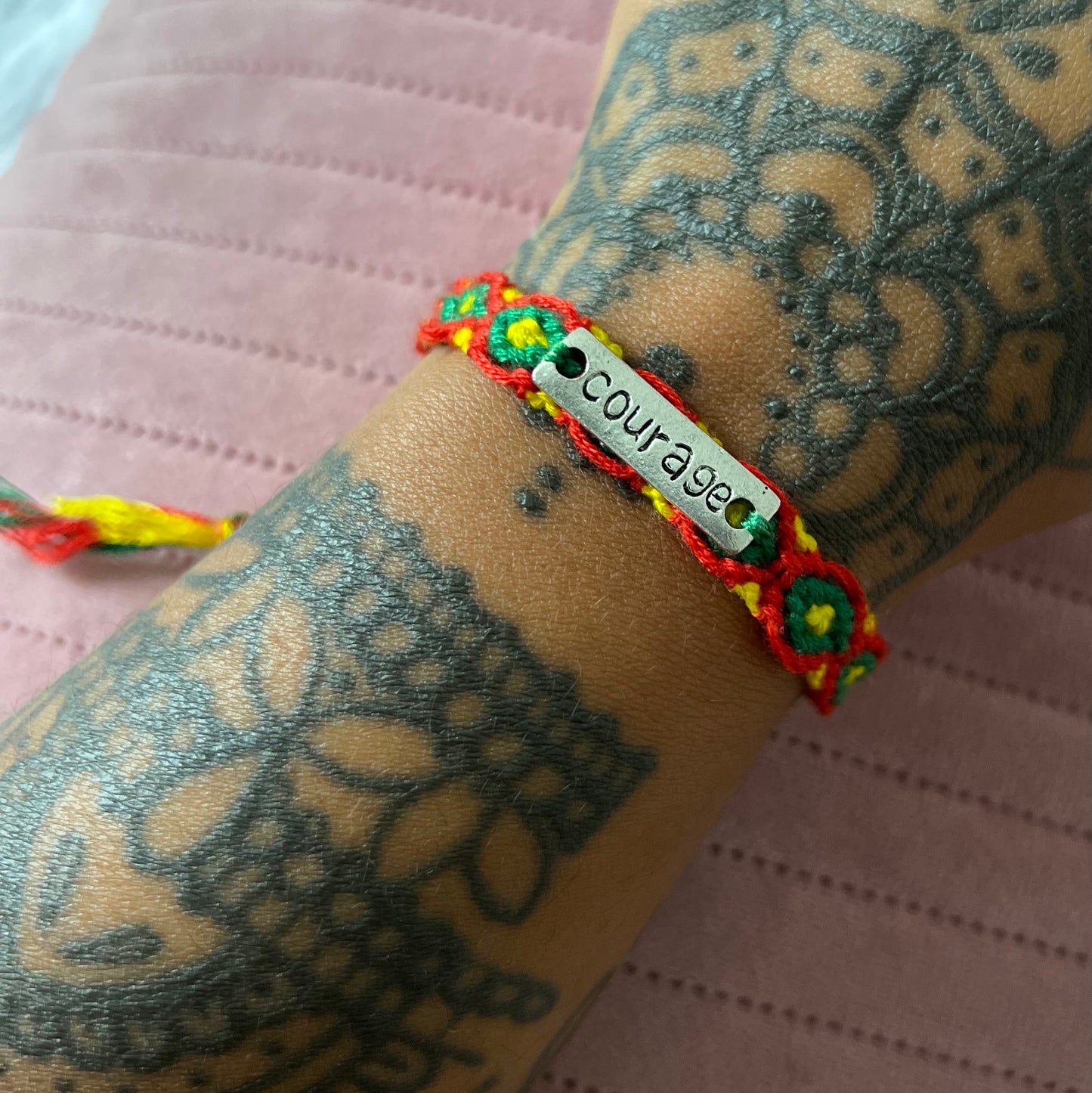 courage affirmation bracelets - v.2