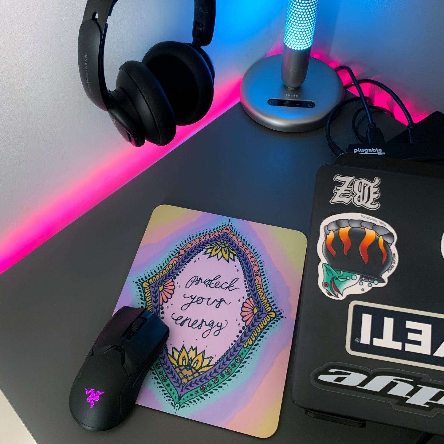 protect your energy mouse mat