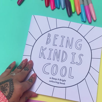being kind is cool - colouring book
